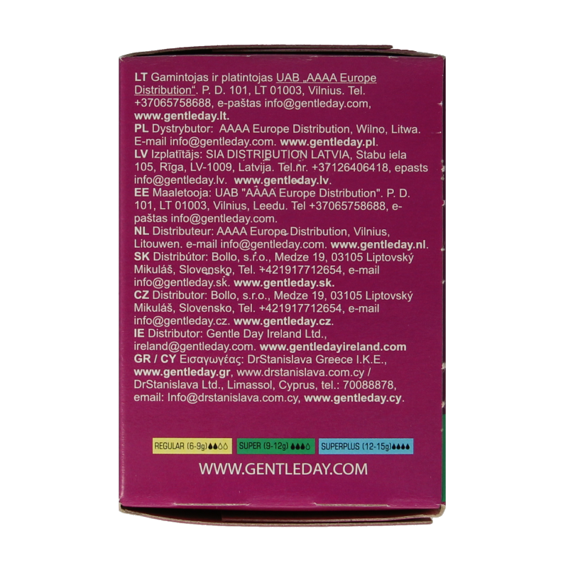 Gentle Day Tampon super 18 Stuks