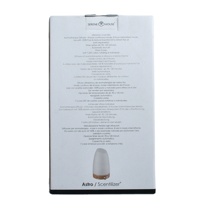 Serene House Aroma diffuser astro wit 1.00 Stuks
