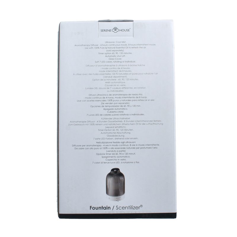 Serene House Aroma diffuser fountain antraciet 1 Stuks