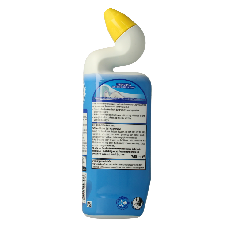 WC Eend Toiletreiniger action gel marine wave 750 Milliliter