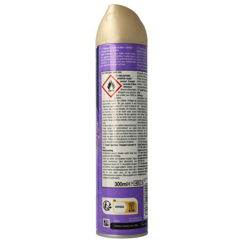 Glade Aerosol tranquil lavender & aloe 300 Milliliter