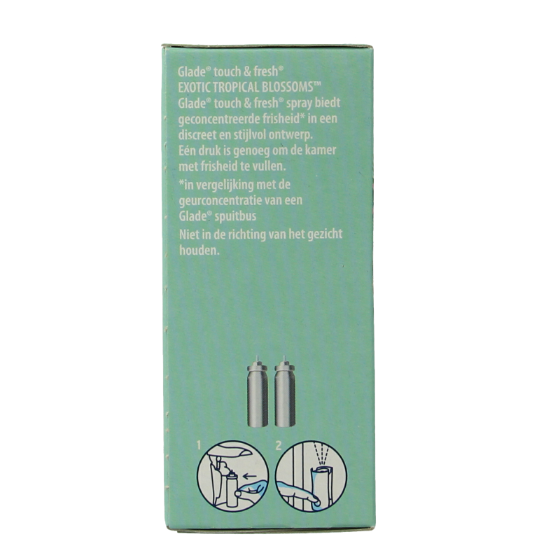 Glade Touch & fresh navul duo exotic tropical blossoms 2 Stuks