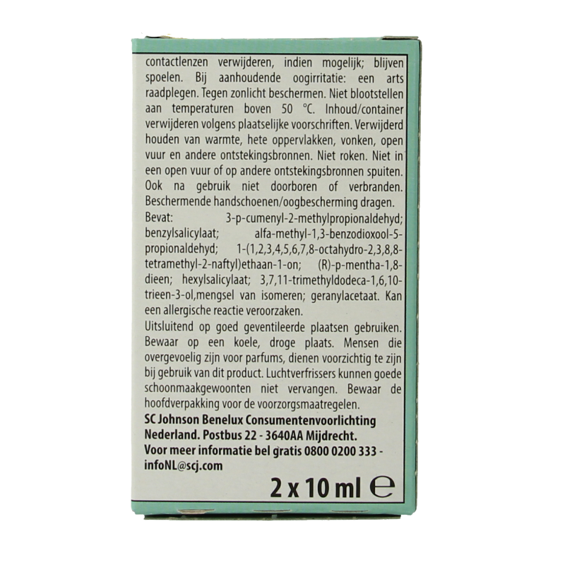 Glade Touch & fresh navul duo exotic tropical blossoms 2 Stuks