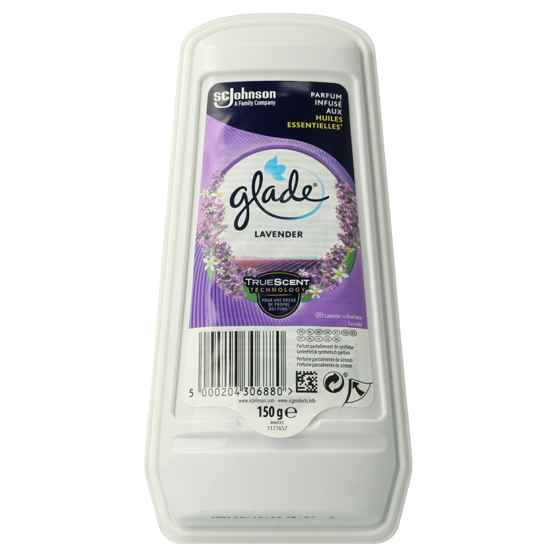 Glade Luchtverfrisser gel tranquil lavender & aloe 150 Gram