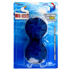 WC Eend Stortbakblok blauw duo 50.00 Gram