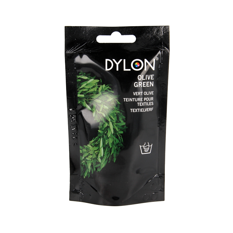 Dylon Handwas verf olive green 34  50 Gram