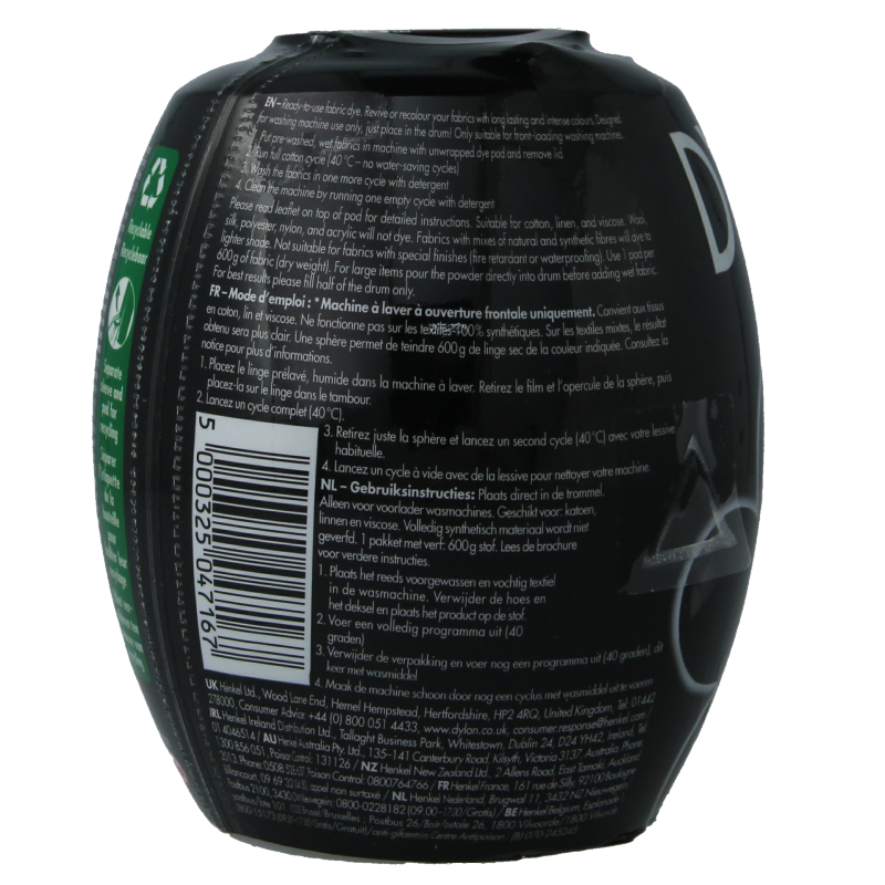 Dylon Pod black intense 350 Gram