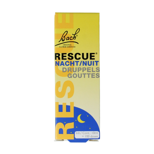 Bach Rescue Rescue remedy nacht druppels 10.00 Milliliter