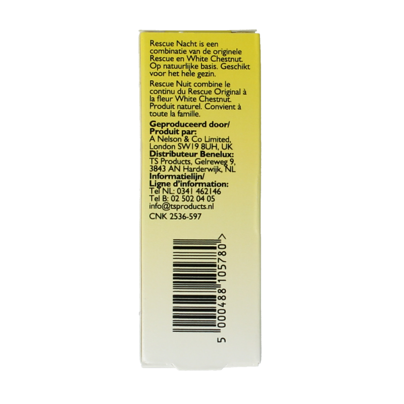 Bach Rescue Rescue remedy nacht druppels 10 Milliliter