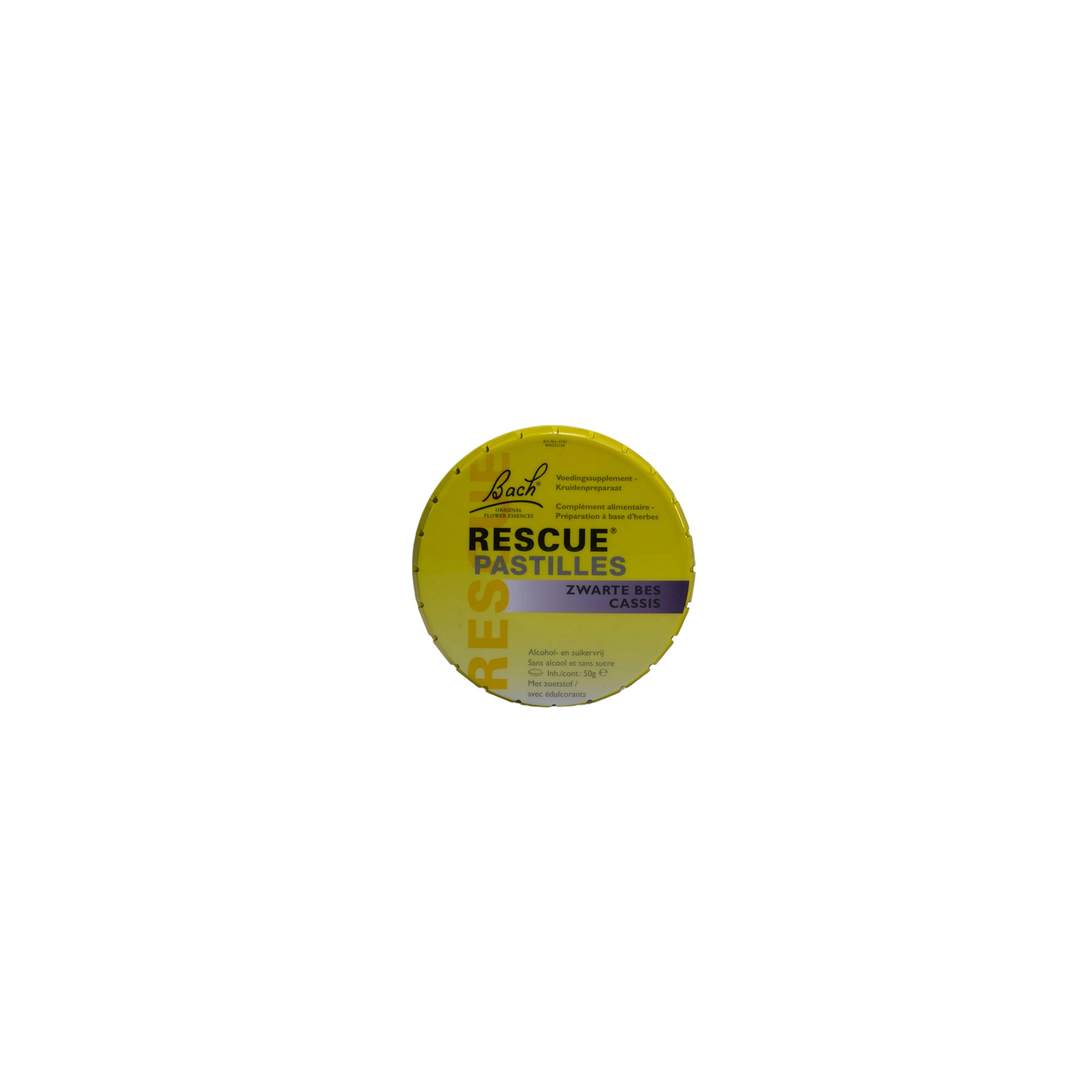 Bach Rescue Rescue pastilles zwarte bes 50 Gram
