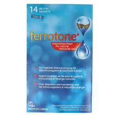 Ferrotone Natuurlijk ijzer 14 x 20ml  14.00 Stuks