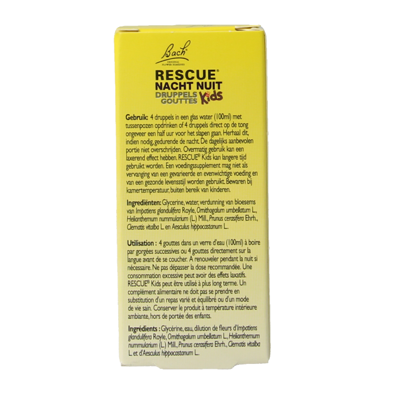 Bach Rescue Rescue kids nacht druppels 10 Milliliter