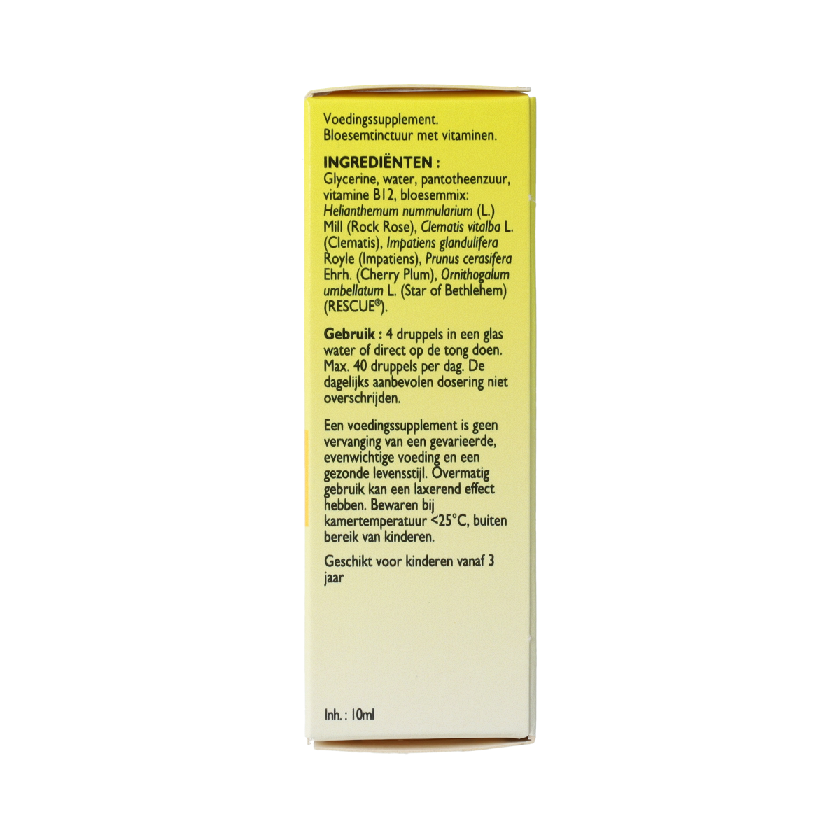 Bach Rescue Bach RESCUE® Druppels zonder alcohol, 10 ml 10.00 Milliliter