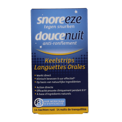 Snoreeze Anti snurk keelstrips 14 Stuks