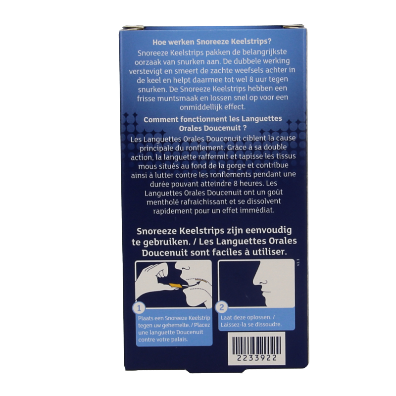 Snoreeze Anti snurk keelstrips 14 Stuks