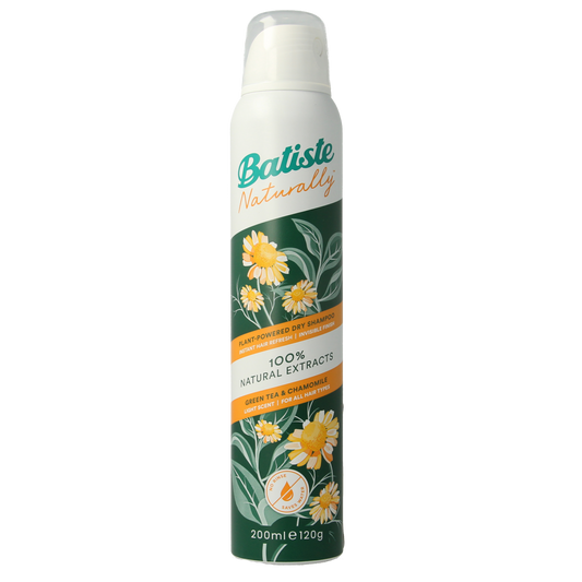Batiste Droogshampoo green tea & chamomile normaal haar 200.00 Milliliter
