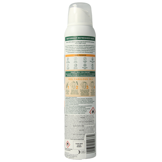 Batiste Droogshampoo green tea & chamomile normaal haar 200 Milliliter