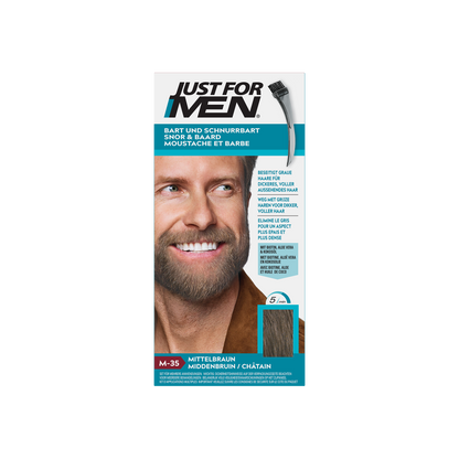 Just For Men Snor & baard middenbruin M35 14.00 Gram