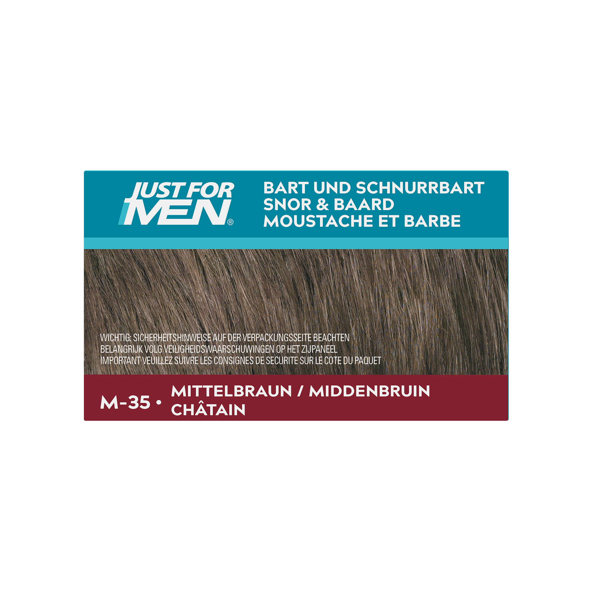 Just For Men Snor & baard middenbruin M35 14 Gram