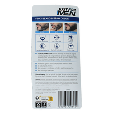 Just For Men Baard / wenkbrauw zwart 9.00 Milliliter