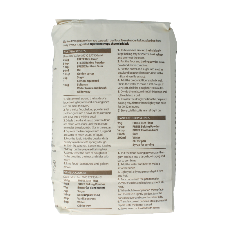 Doves Farm Glutenvrij rijstmeel 1 Kilogram