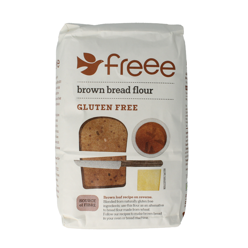 Doves Farm Glutenvrij broodmix bruin bio 1 Kilogram