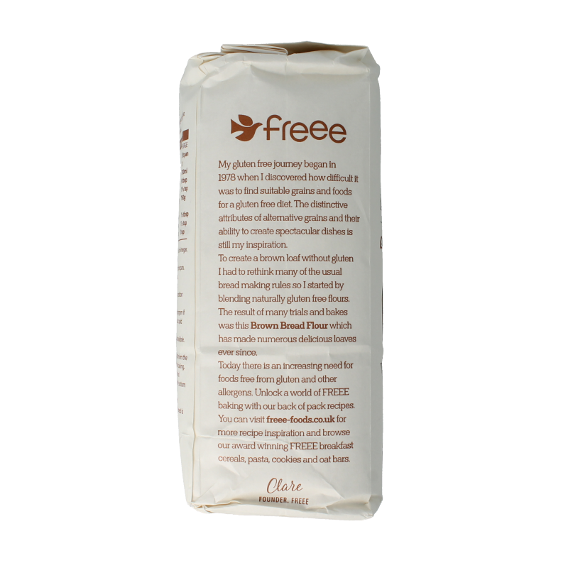 Doves Farm Glutenvrij broodmix bruin bio 1 Kilogram