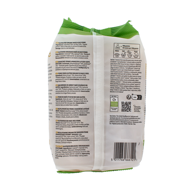 Doves Farm Glutenfree maizerice penne bio 500 Gram