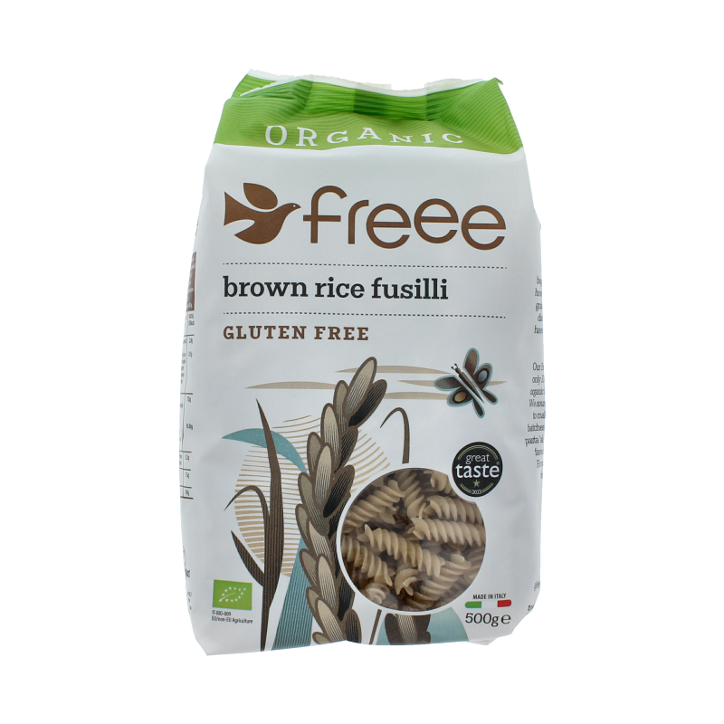 Doves Farm Glutenfree brownrice fusilli bio 500 Gram