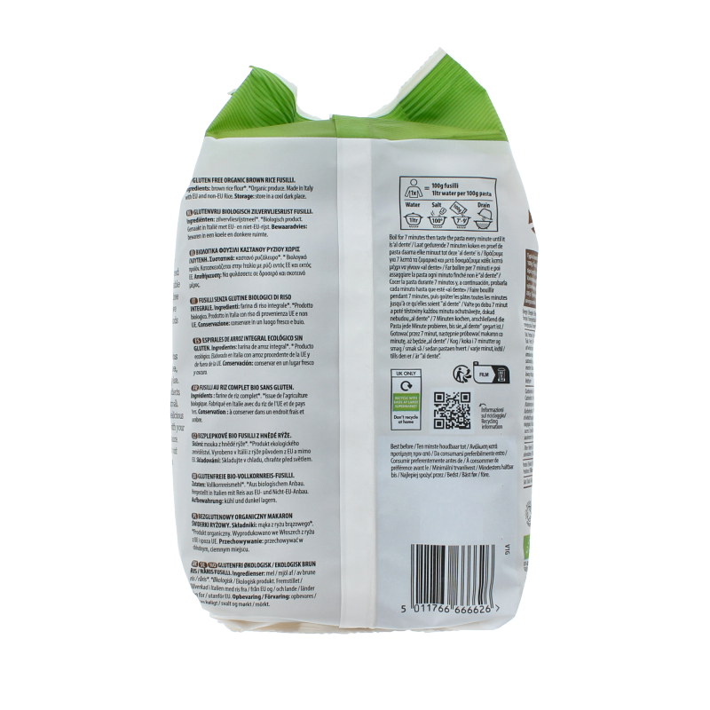 Doves Farm Glutenfree brownrice fusilli bio 500 Gram