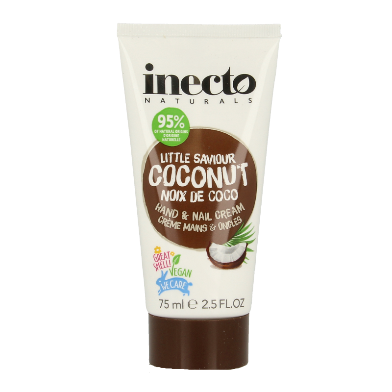 Inecto Naturals Coconut hand & nagelcreme 75 Milliliter