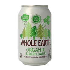 Whole Earth Sparkling elderflower bio 330 Milliliter