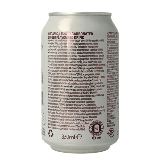 Whole Earth Sparkling ginger bio 330.00 Milliliter