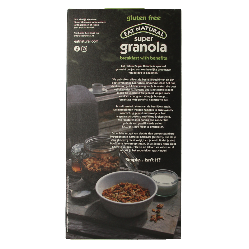 Eat Natural Granola boekweit 400 Gram