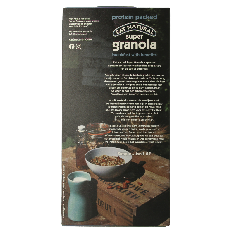 Eat Natural Granola super proteine 400 Gram