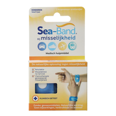 Sea Band Polsband kinderen blauw 1 Paar
