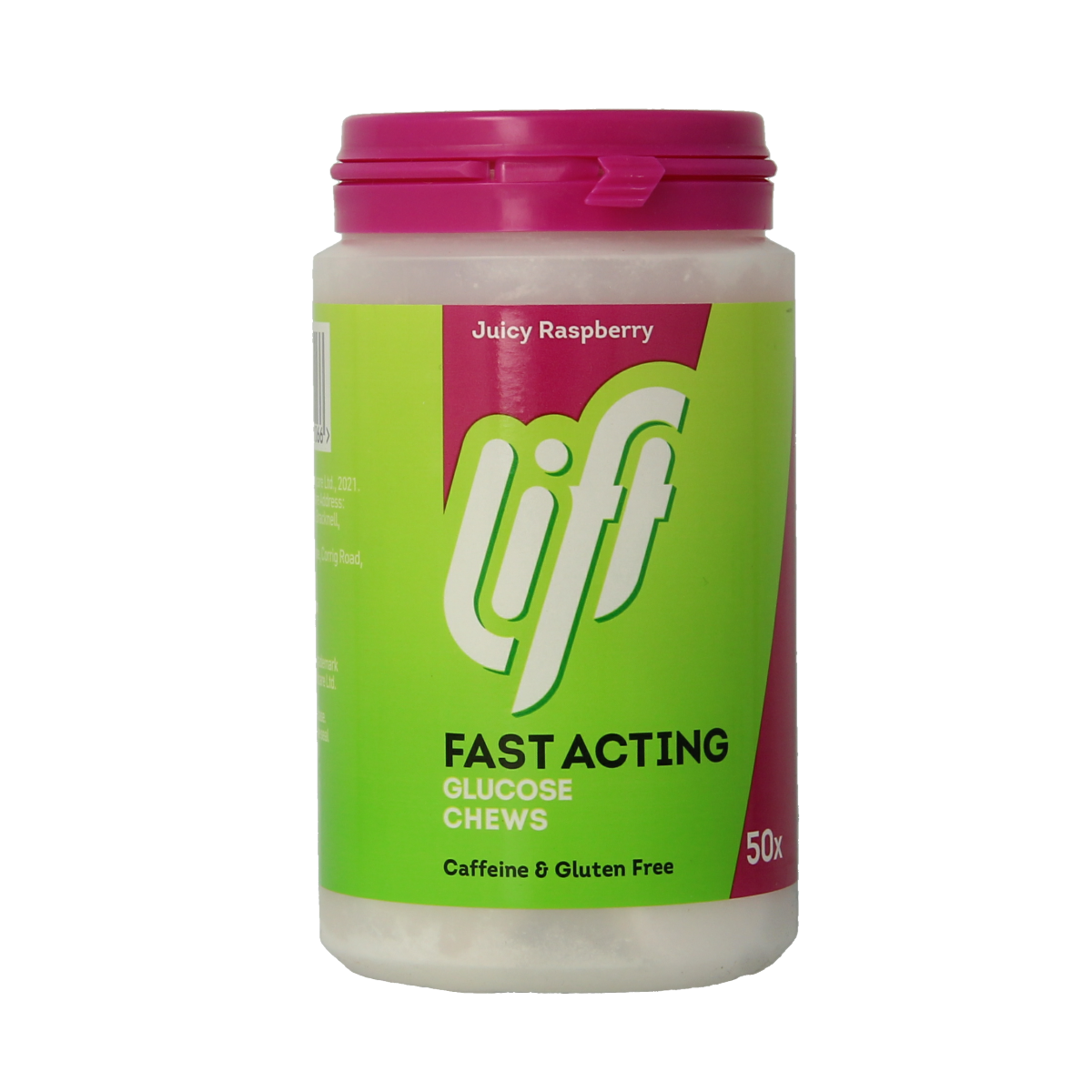 Lift Raspberry refill jar 50 Tablets – AtHomePharma