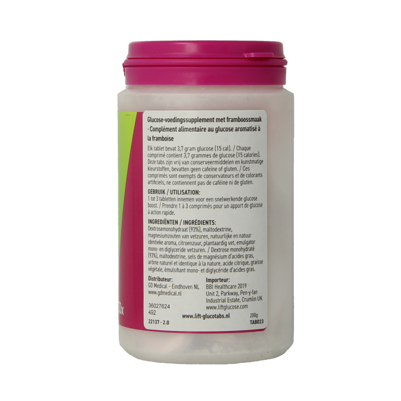 Lift Framboos navulpot 50 Tabletten