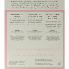 Tisserand Restore balance discovery kit 1 Set