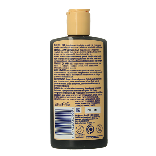 Biore Anti spot cleanser houtskool 200 Milliliter