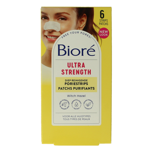 Biore Ultra diep reinigende strips 6 Stuks