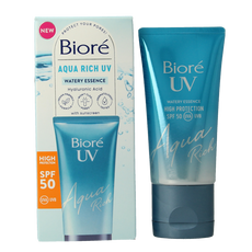 Biore Aqua moisturiser rich weightless SPF50 UV 50 Milliliter