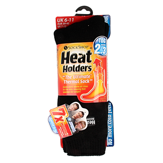 Heat Holders Mens original socks maat 6-11 black 1 Paar