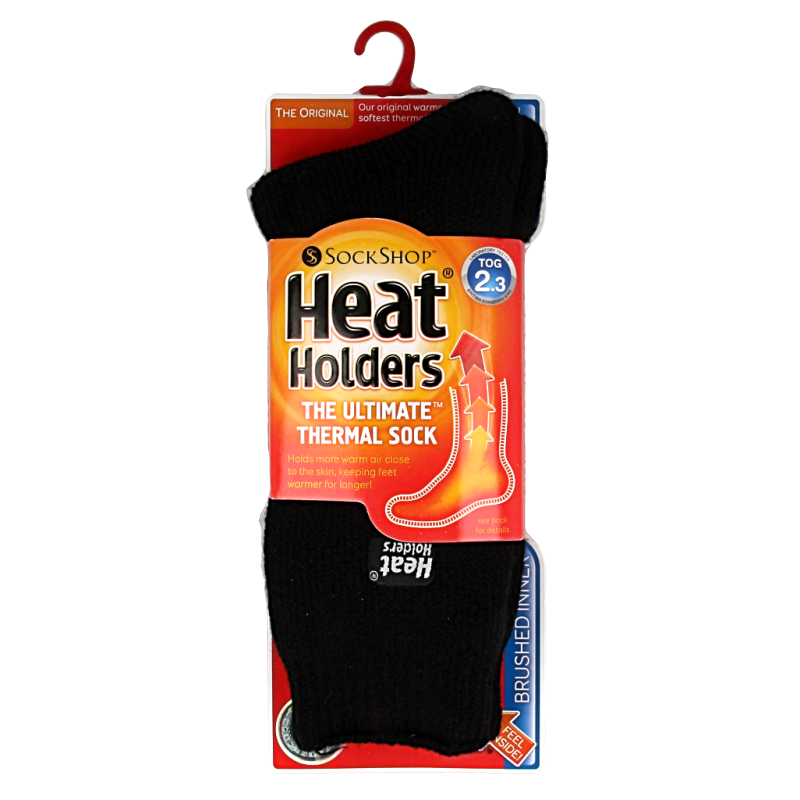 Heat Holders Ladies original socks maat 4-8 black 1 Paar