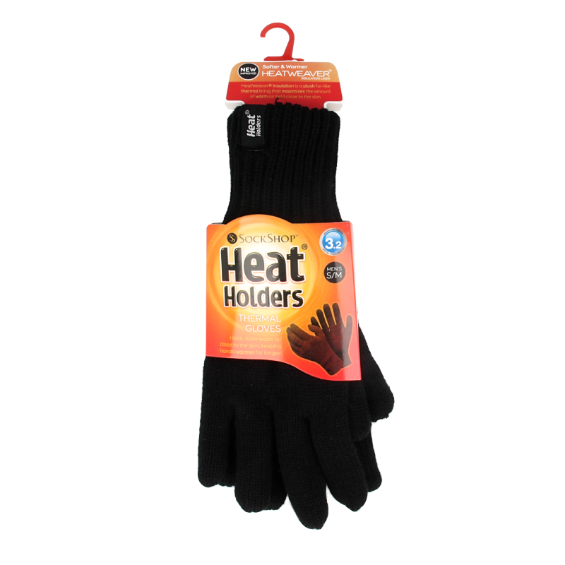 Heat Holders Flat knit gloves S/M black 1 Paar