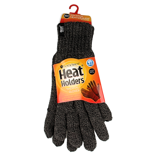 Heat Holders Mens gloves maat M/L charcoal 1 Paar