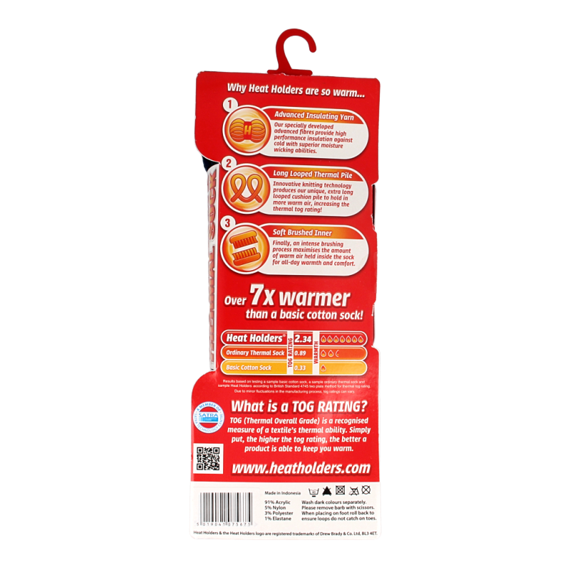 Heat Holders Ladies original socks maat 4-8 indigo 1 Paar