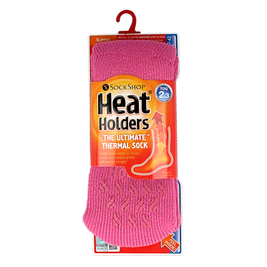 Heat Holders Ladies slipper socks maat 4-8 candy 1 Paar