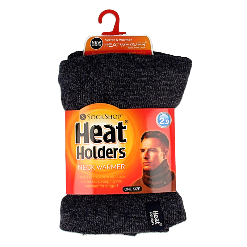 Heat Holders Mens neck warmer navy one size 1 Stuks