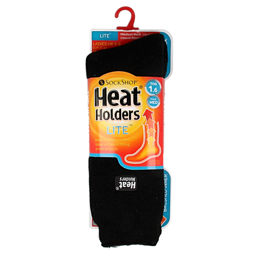 Heat Holders Ladies socks lite maat 4-8 black 1 Paar